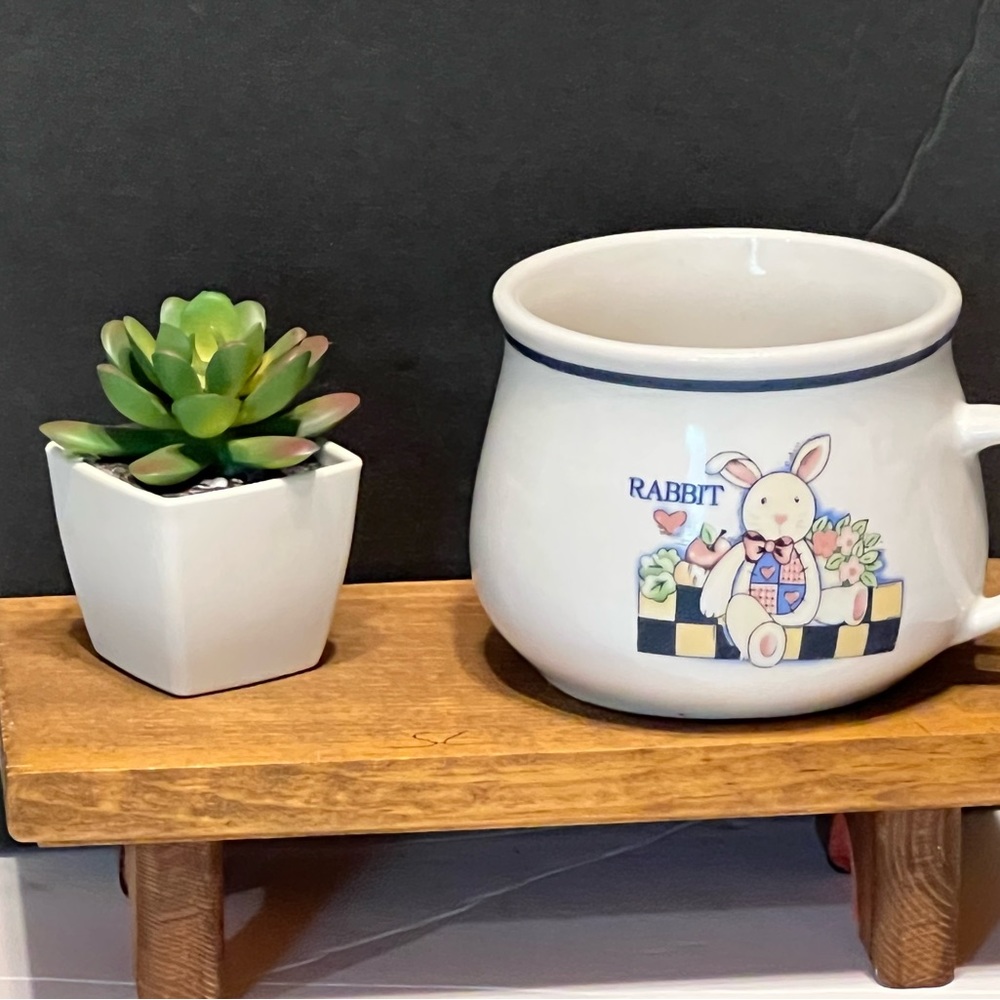 Vintage Rabbit Soup Mug - Picture 3 of 11